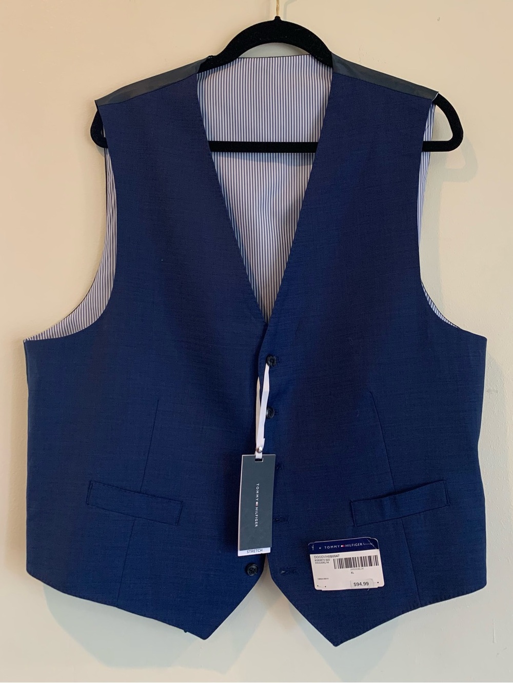 Tommy Hilfiger Deep Navy Men's Dress Vest